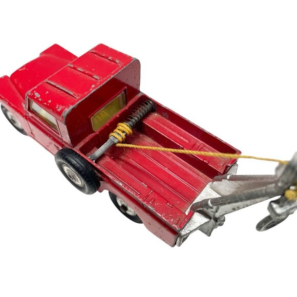 Vintage Corgi Toys Land Rover 109 WB Recovery Truck Original Red Diecast - Picture 9 of 13